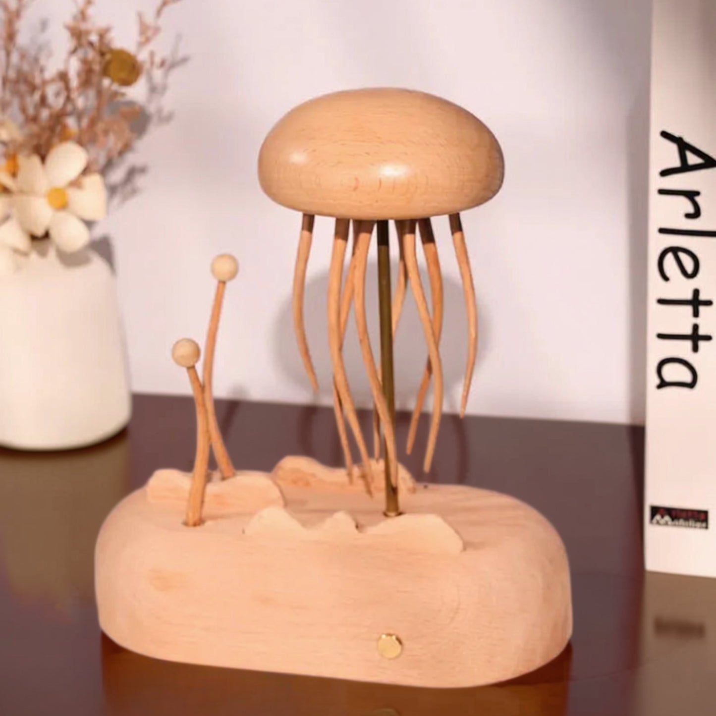 Handmade - Wooden Moving Jellyfish